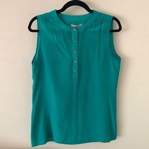 Banana Republic emerald green silky tank